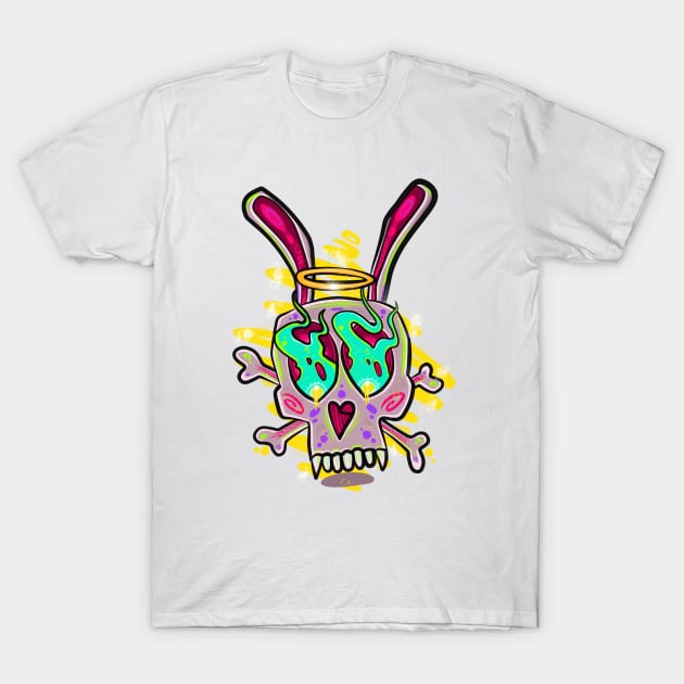 Skull banny man T-Shirt by Razym